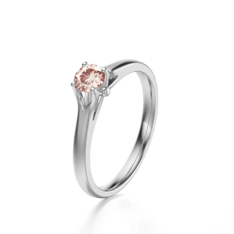 Pierścionek z białego złota z morganitem AJPZ_131 Pierścionek z białego złota z morganitem AJPZ_131